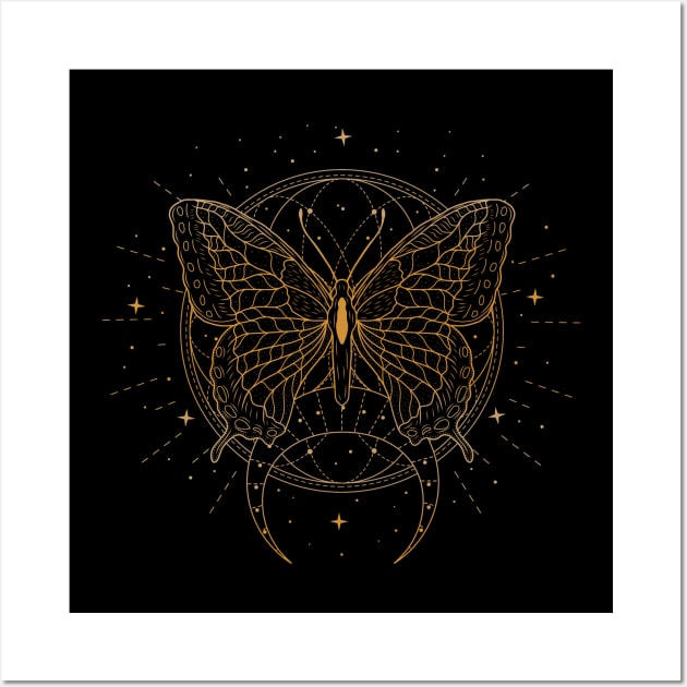 Swallowtail Butterfly | Dreamcatcher Wall Art by CelestialStudio